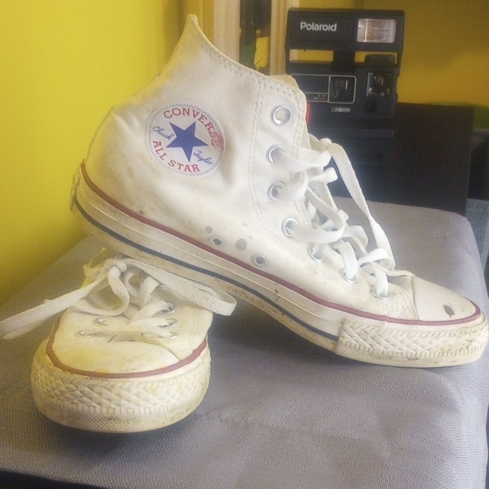 Converse White Chuck Taylor All Star Size 8 - Picture 5 of 8